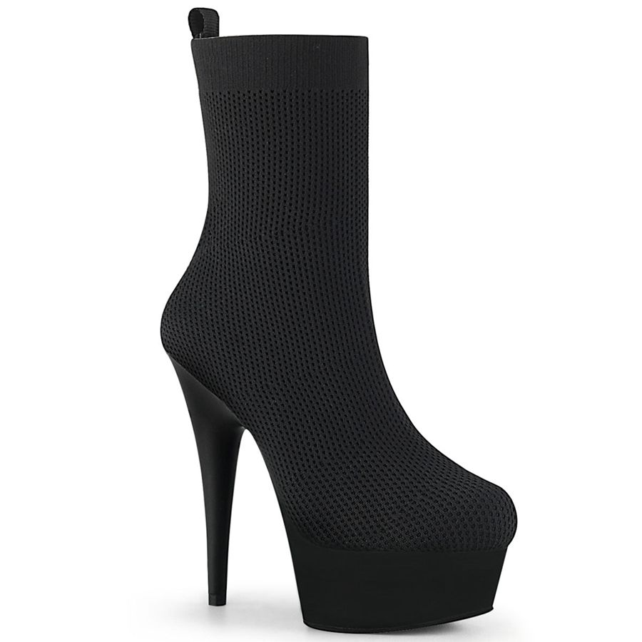 Women's Pleaser Delight-1002 Ankle Boots Black | 615SIMEZW