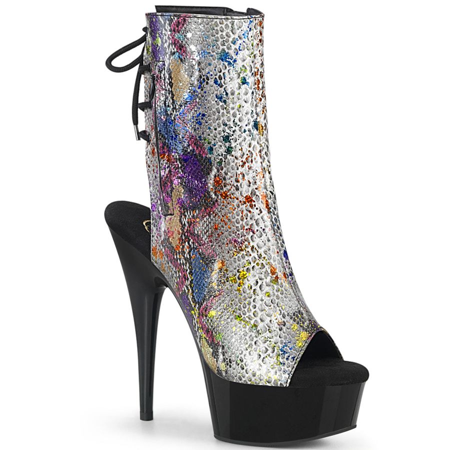 Women's Pleaser Delight-1018SP Ankle Boots Multicolor | 850PVADRJ