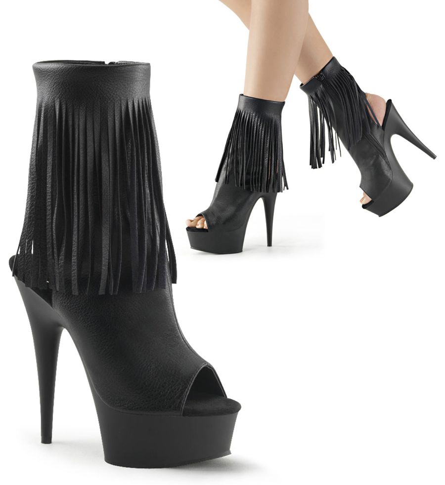 Women's Pleaser Delight-1019 Ankle Boots Black | 103SKGLNO