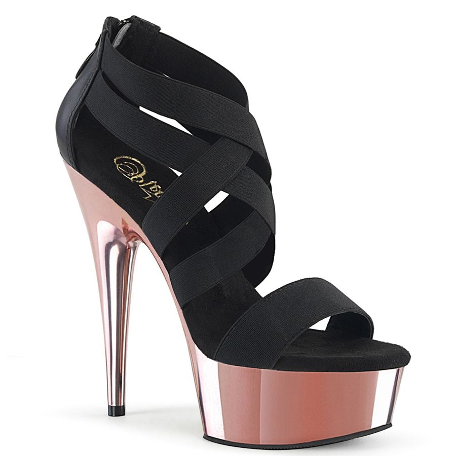 Women's Pleaser Delight-669 Heels Black | 490KWBYHE