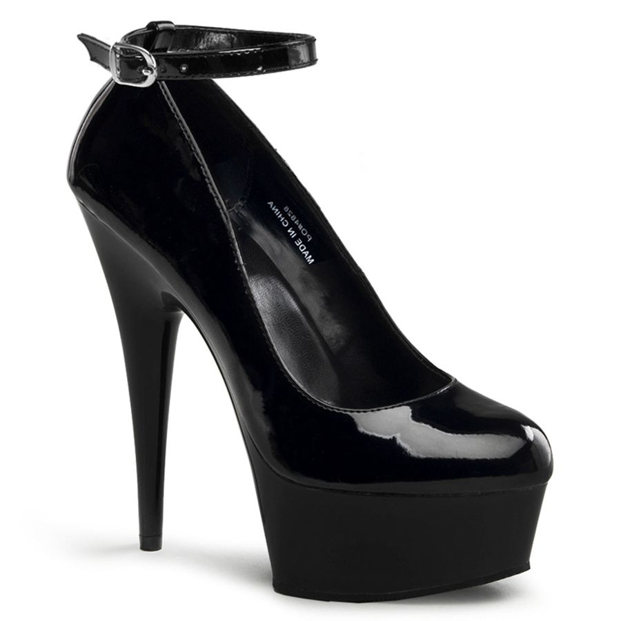 Women's Pleaser Delight-686 Pumps Black | 709MVCFTY