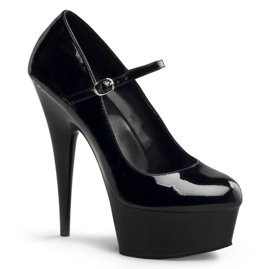 Women's Pleaser Delight-687 Pumps Black | 698AIWOBQ