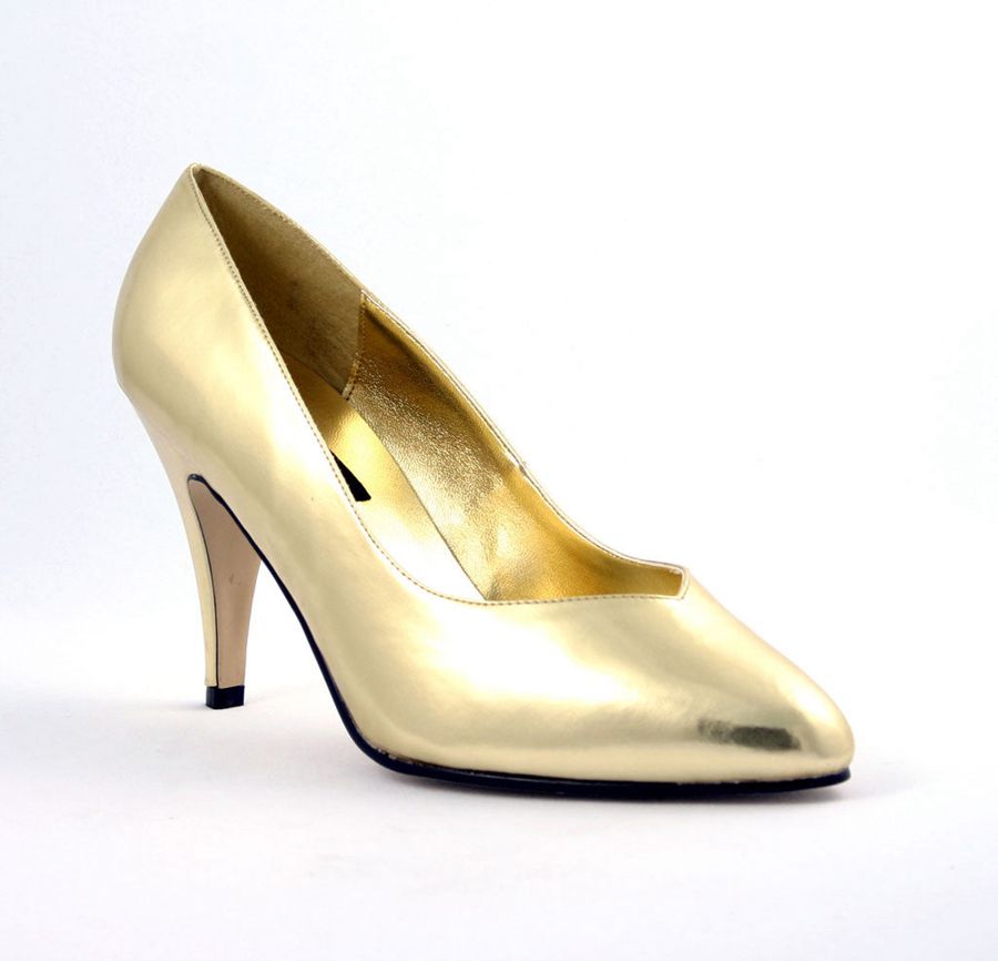 Women's Pleaser Dream-420W Pumps Gold | 820VYDHGQ