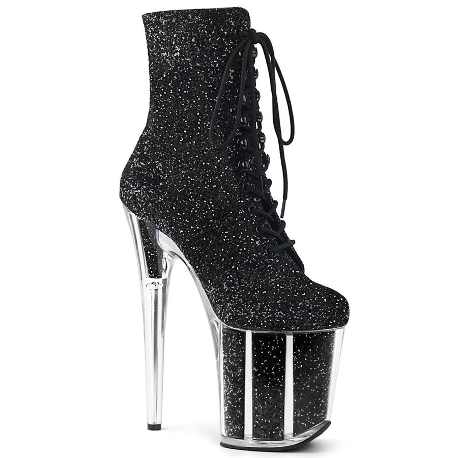 Women's Pleaser Flamingo-1020G Ankle Boots Black | 740PSBTKJ