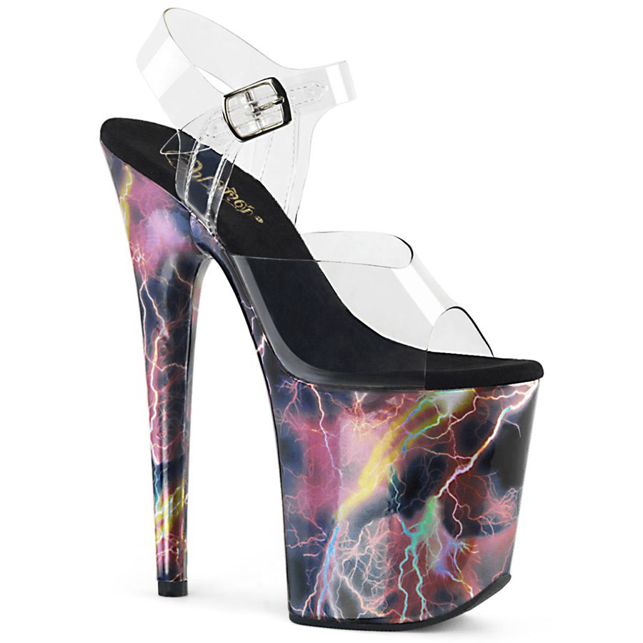 Women's Pleaser Flamingo-808STORM Ankle Strap Sandals Multicolor | 093DYRQTC