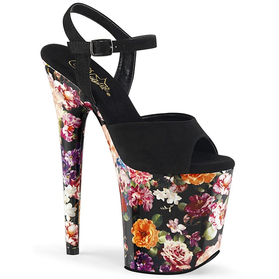 Women's Pleaser Flamingo-809WR Ankle Strap Sandals Multicolor | 571KJQIAY