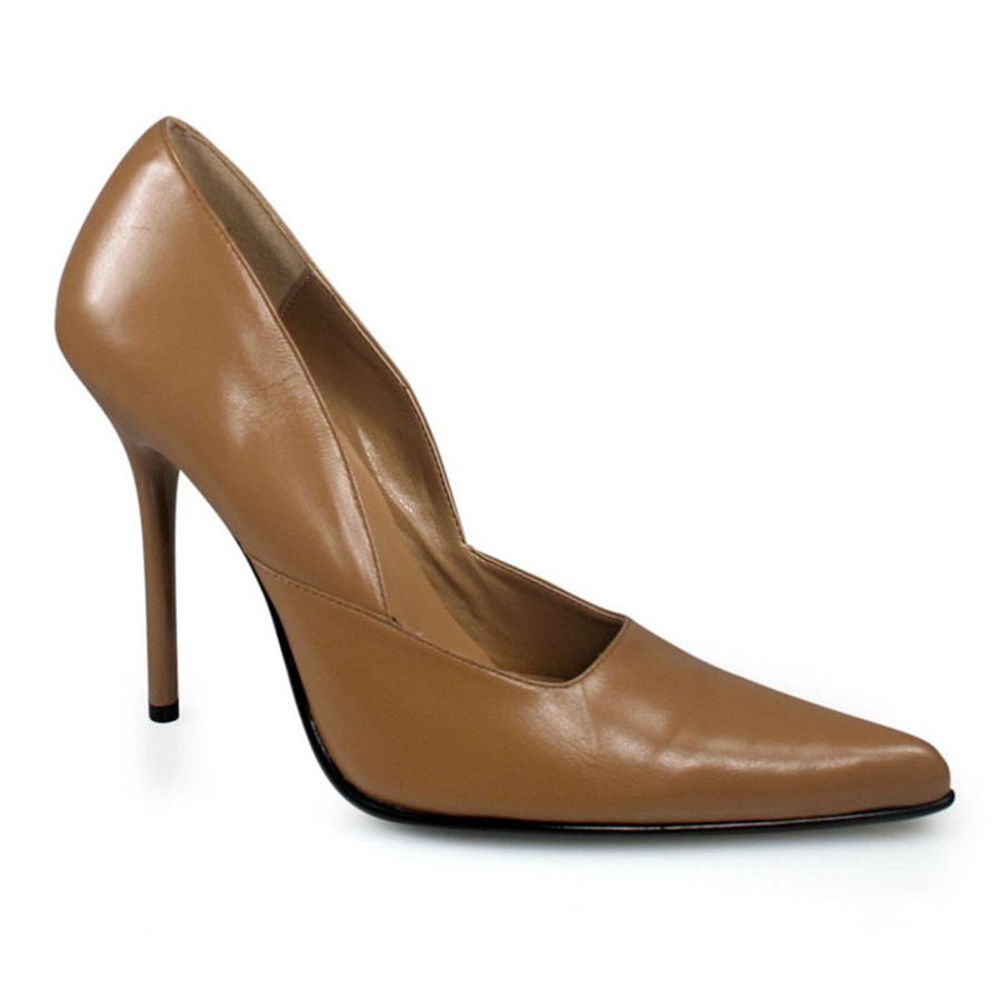 Women's Pleaser Milan-01 Pumps Brown | 243EHDXPN