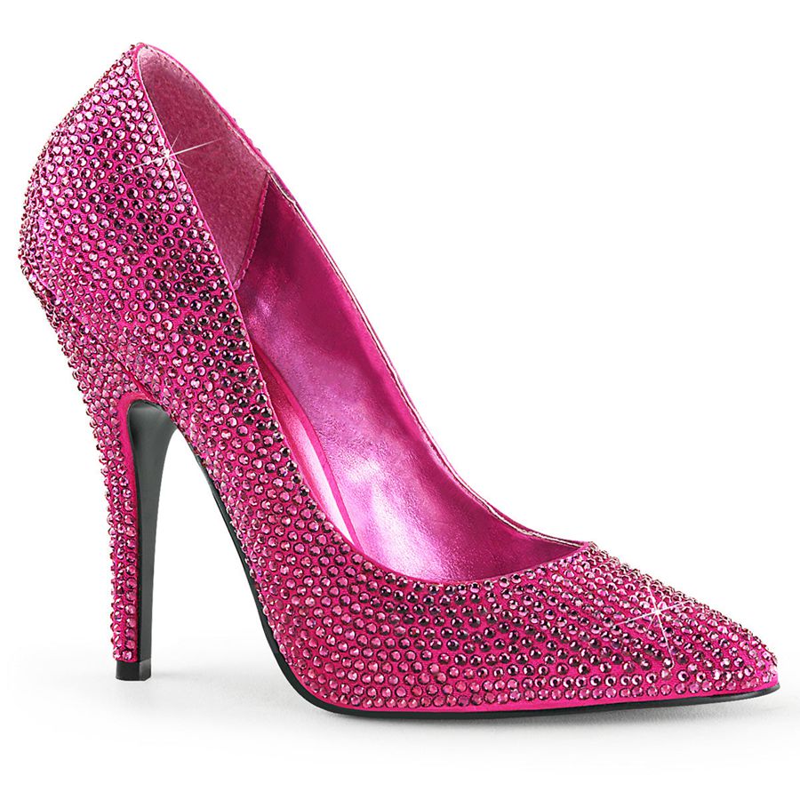 Women's Pleaser Seduce-420RS Pumps Pink | 835KEJOUF