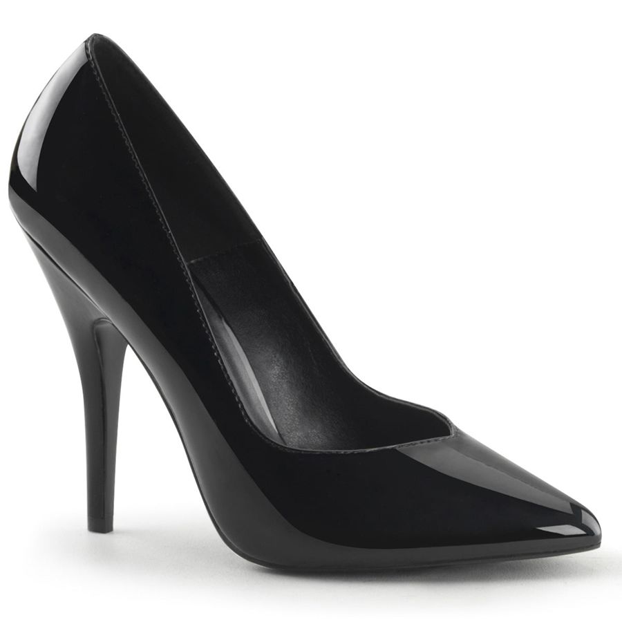 Women's Pleaser Seduce-420V Pumps Black | 760ZIOFWC