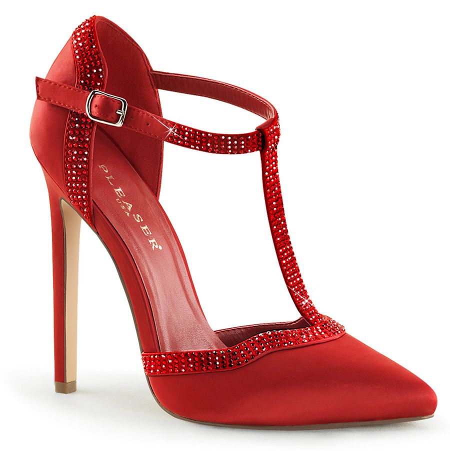 Women's Pleaser Sexy-25 Pumps Red | 197ATVRIW