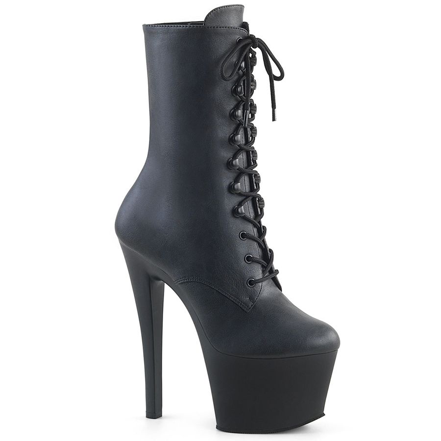 Women's Pleaser Sky-1020 Ankle Boots Black | 534YSWHPD