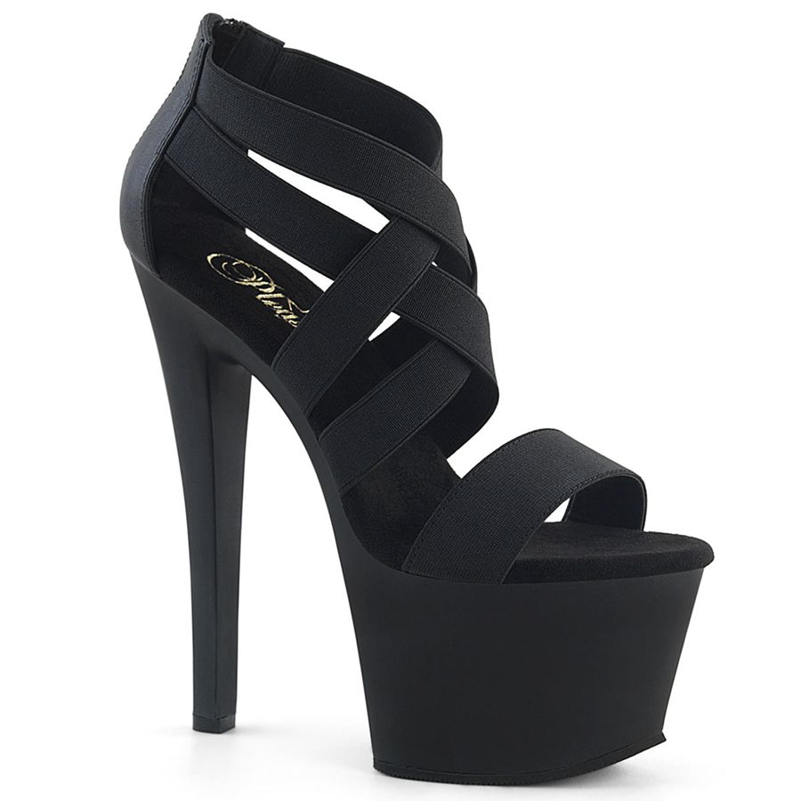 Women's Pleaser Sky-369 Heels Black | 437HDIAQU