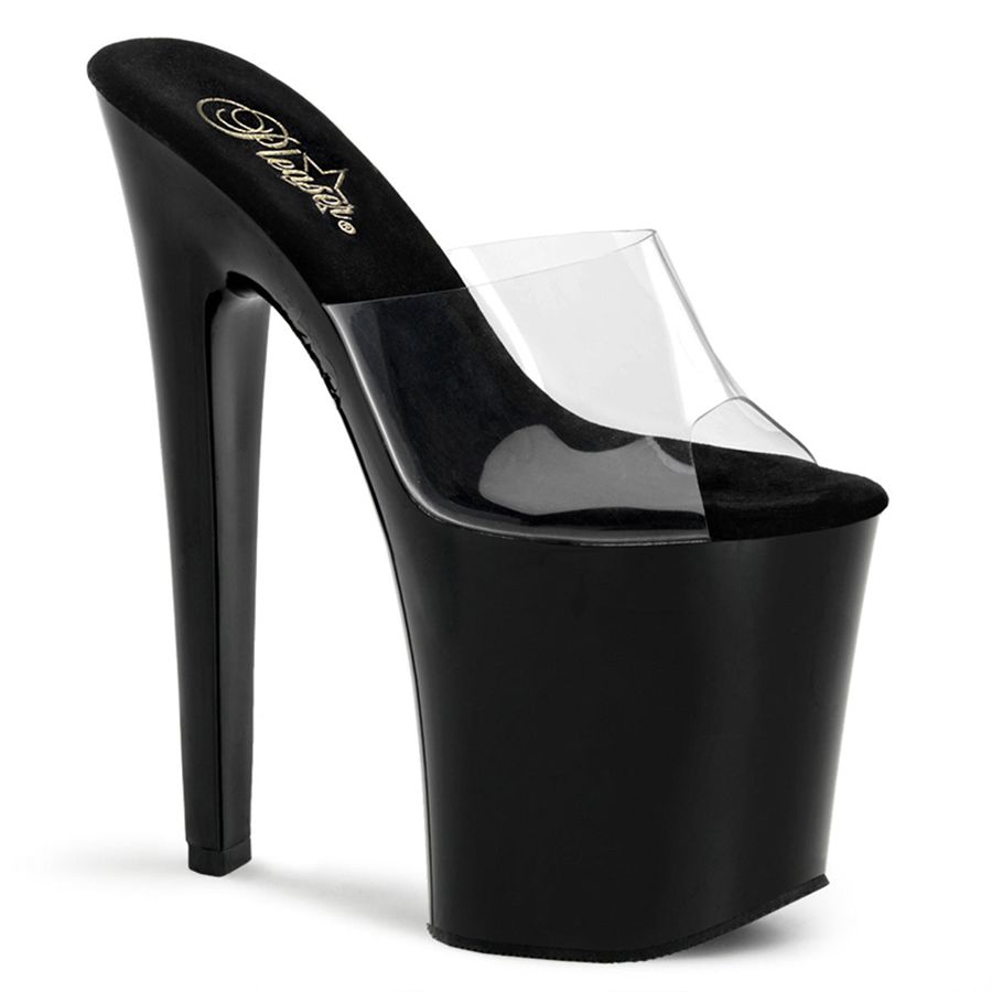 Women's Pleaser Xtreme-801 Platform Sandals Black | 358YFCWJK