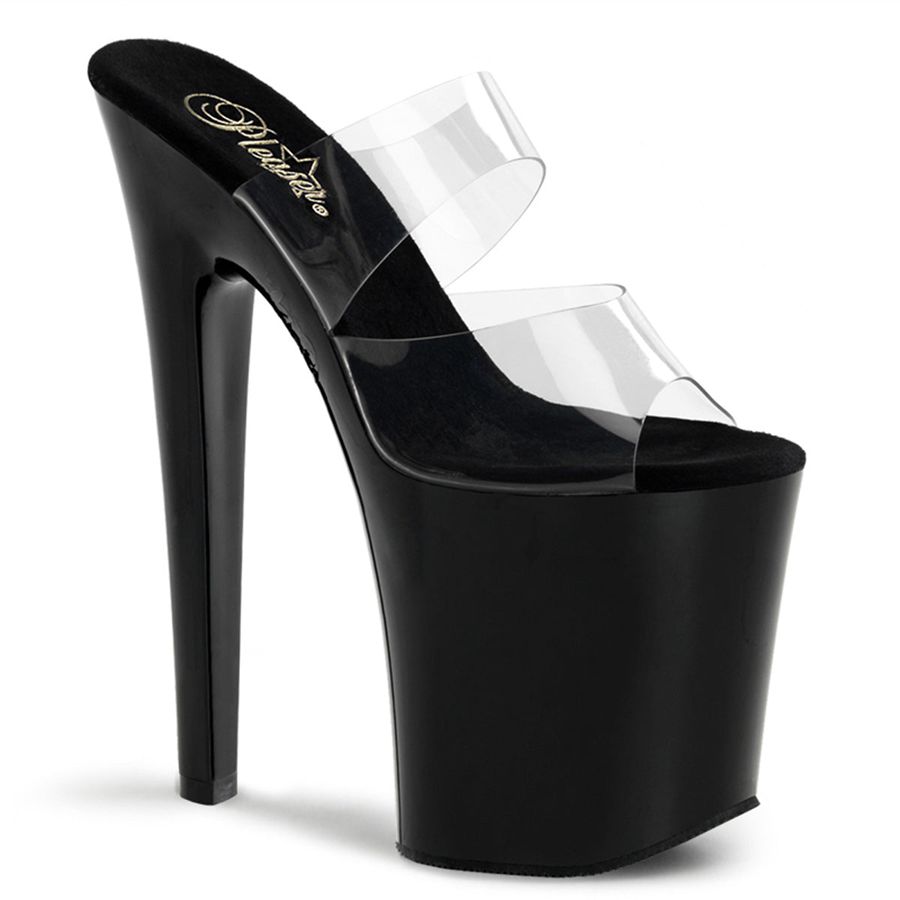 Women's Pleaser Xtreme-802 Platform Sandals Black | 108ILFBZG